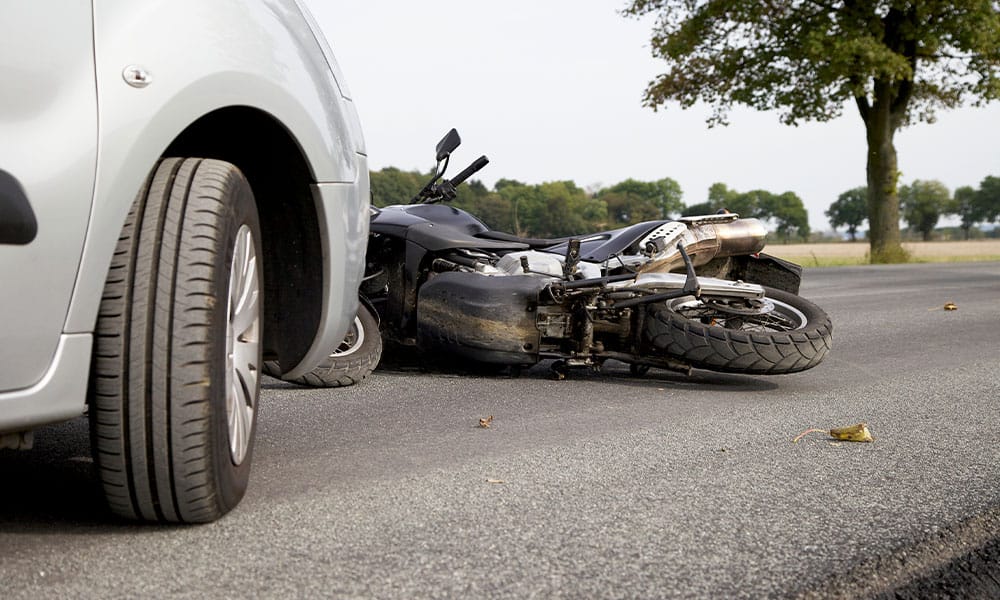 a car and motorcycle accident in Houston, TX