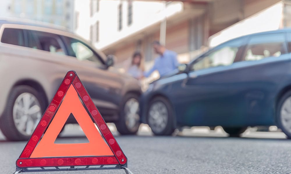 a two-car motor vehicle accident in Houston, TX